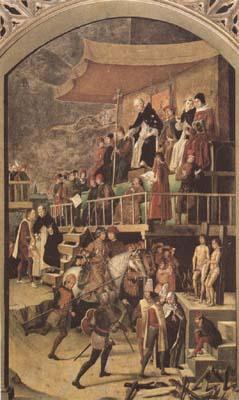  Court of Inquisition chaired by St Dominic (mk08)
